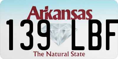 AR license plate 139LBF