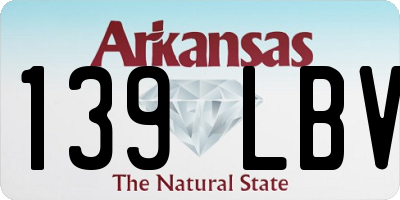 AR license plate 139LBV