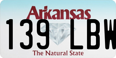 AR license plate 139LBW