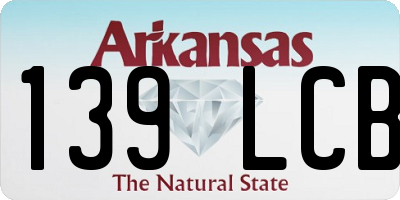 AR license plate 139LCB