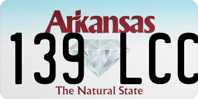 AR license plate 139LCC