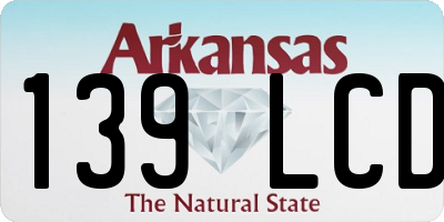 AR license plate 139LCD
