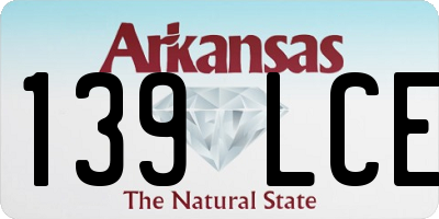 AR license plate 139LCE