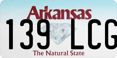 AR license plate 139LCG