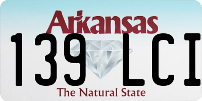 AR license plate 139LCI