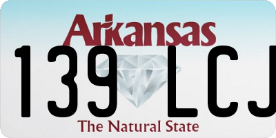 AR license plate 139LCJ