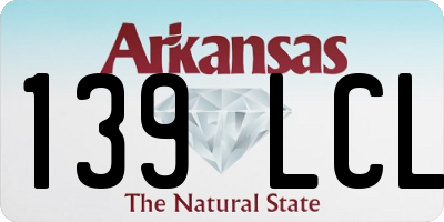 AR license plate 139LCL