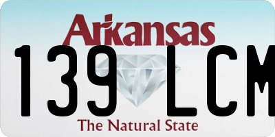 AR license plate 139LCM