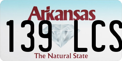 AR license plate 139LCS