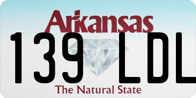 AR license plate 139LDL