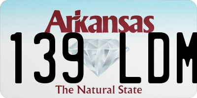 AR license plate 139LDM