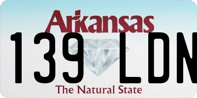 AR license plate 139LDN