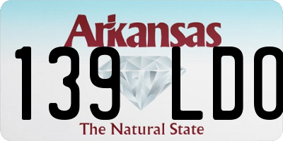 AR license plate 139LDO
