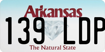 AR license plate 139LDP