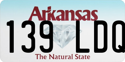AR license plate 139LDQ
