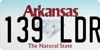 AR license plate 139LDR