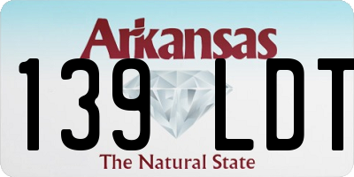 AR license plate 139LDT