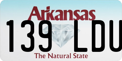 AR license plate 139LDU