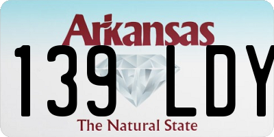 AR license plate 139LDY