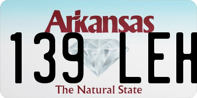 AR license plate 139LEH