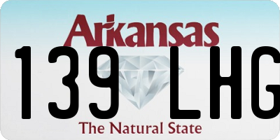 AR license plate 139LHG