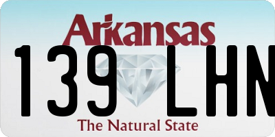 AR license plate 139LHN