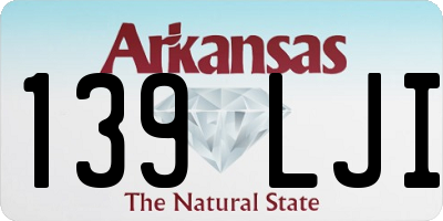 AR license plate 139LJI
