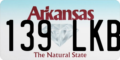 AR license plate 139LKB