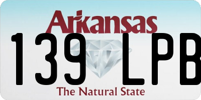 AR license plate 139LPB