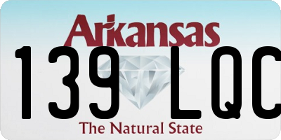 AR license plate 139LQC