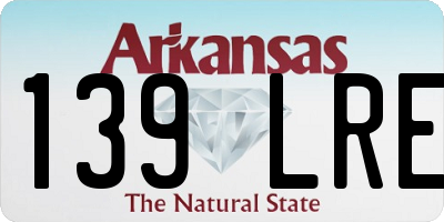 AR license plate 139LRE