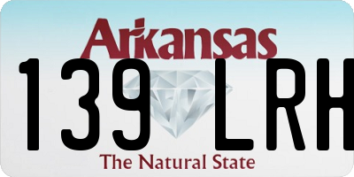 AR license plate 139LRH