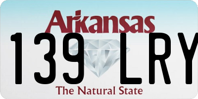AR license plate 139LRY