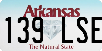 AR license plate 139LSE