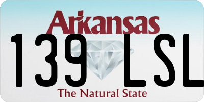 AR license plate 139LSL