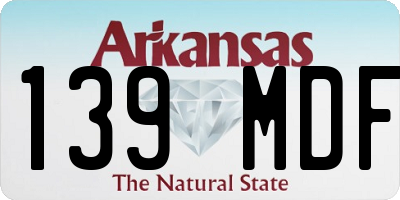 AR license plate 139MDF
