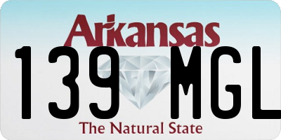 AR license plate 139MGL