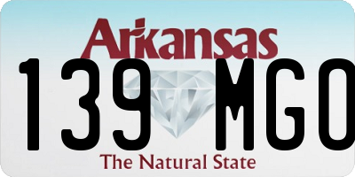 AR license plate 139MGO