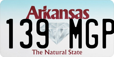 AR license plate 139MGP