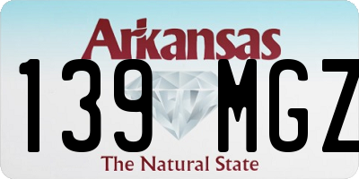 AR license plate 139MGZ
