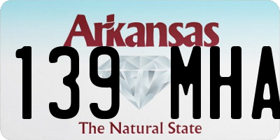 AR license plate 139MHA