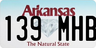AR license plate 139MHB