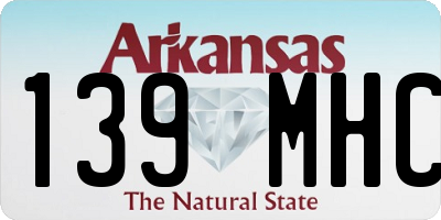 AR license plate 139MHC