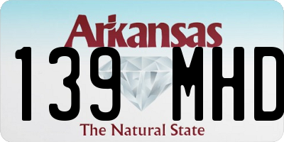 AR license plate 139MHD