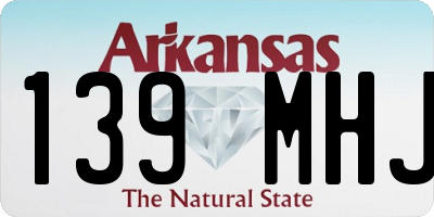 AR license plate 139MHJ