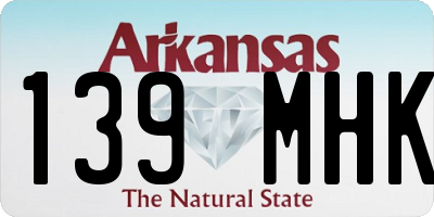 AR license plate 139MHK