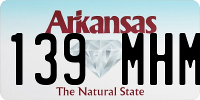 AR license plate 139MHM