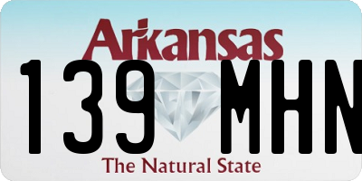 AR license plate 139MHN