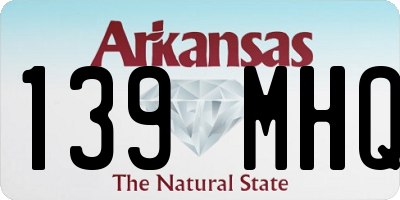 AR license plate 139MHQ