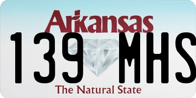 AR license plate 139MHS